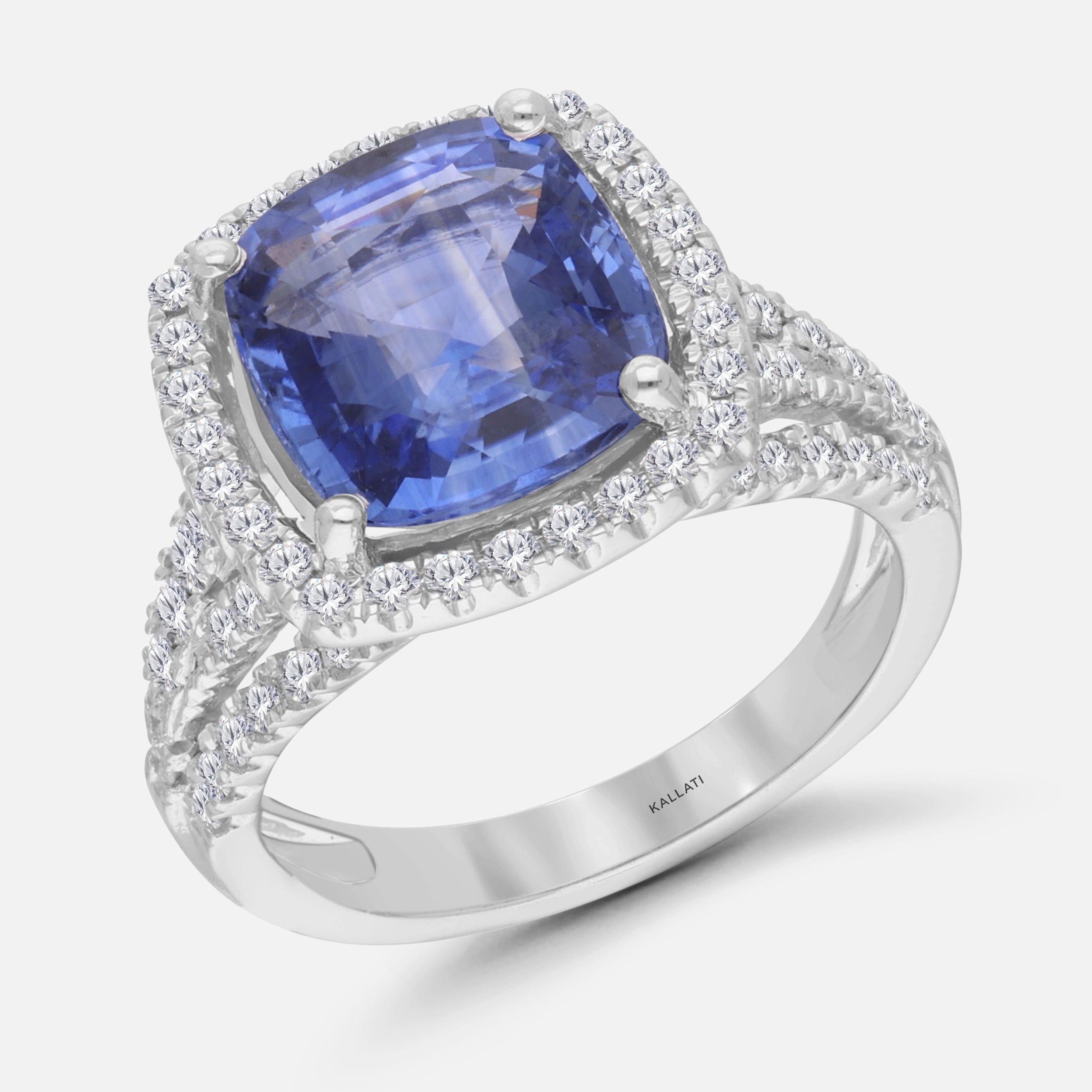 Shimmering Waters Ceylon & Diamond Ring Bespoke
