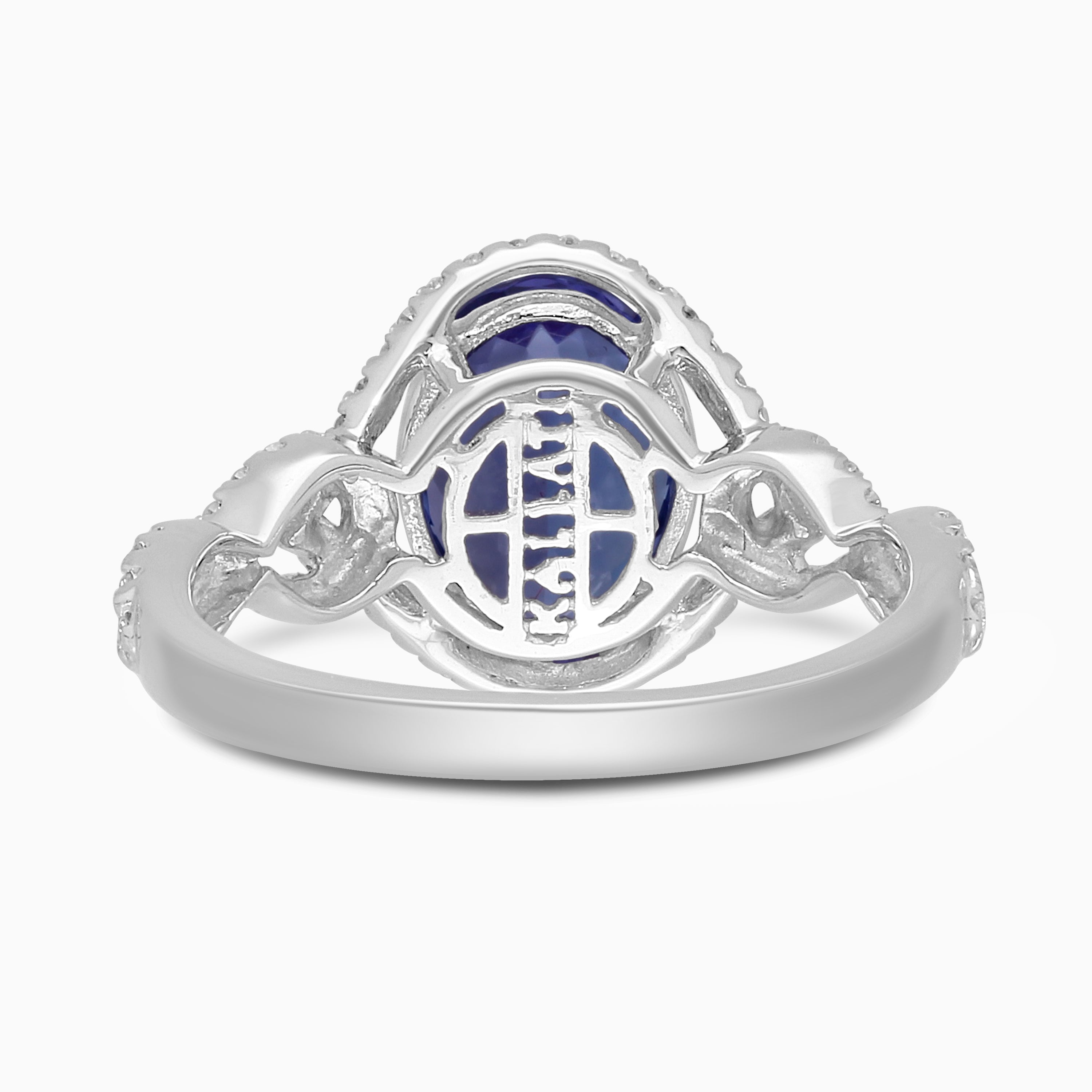 Infinity Twist Tanzanite & Diamond Ring