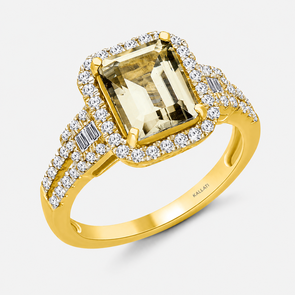 Elongated Cushion Csarite Ring Csarite