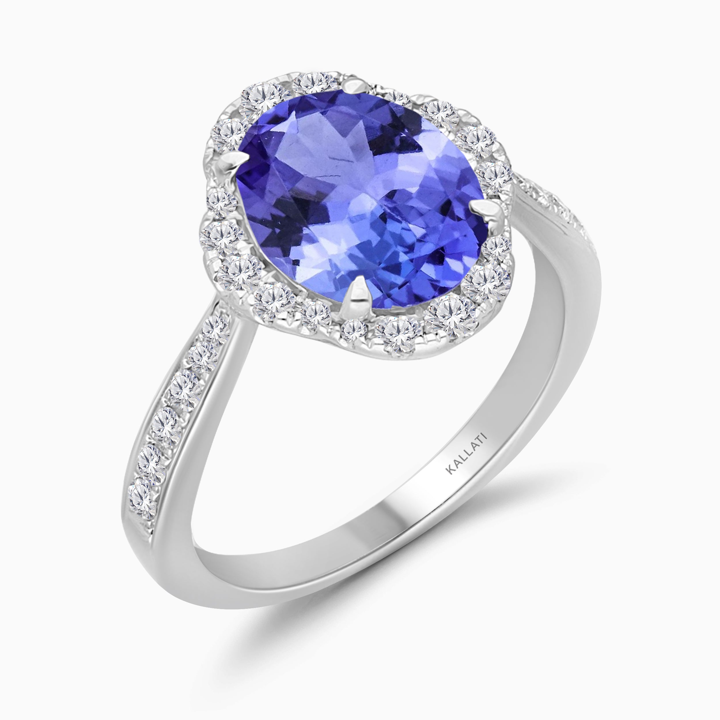 Clover Diamond & Tanzanite Ring