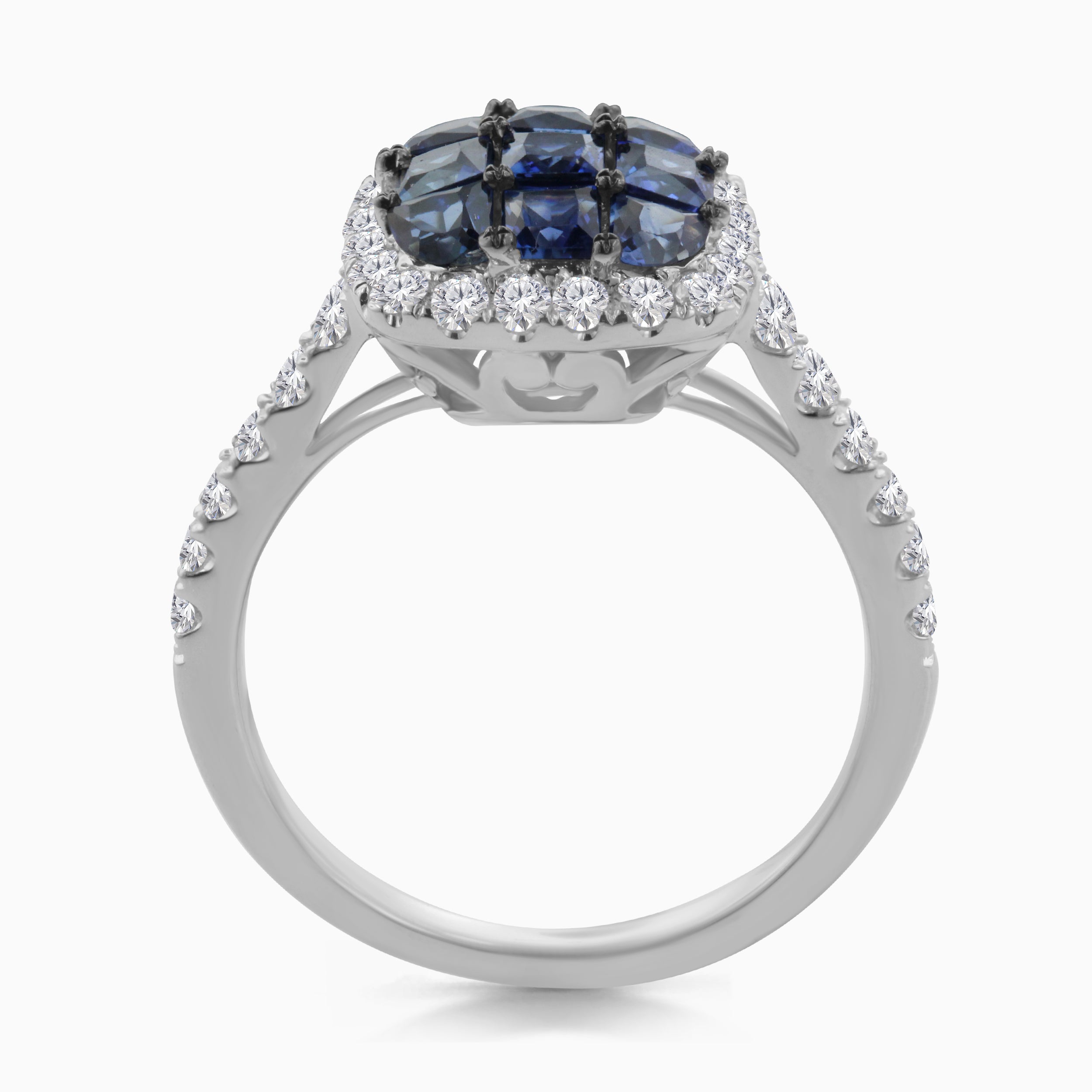 Princess Mosaic Sapphire Ring