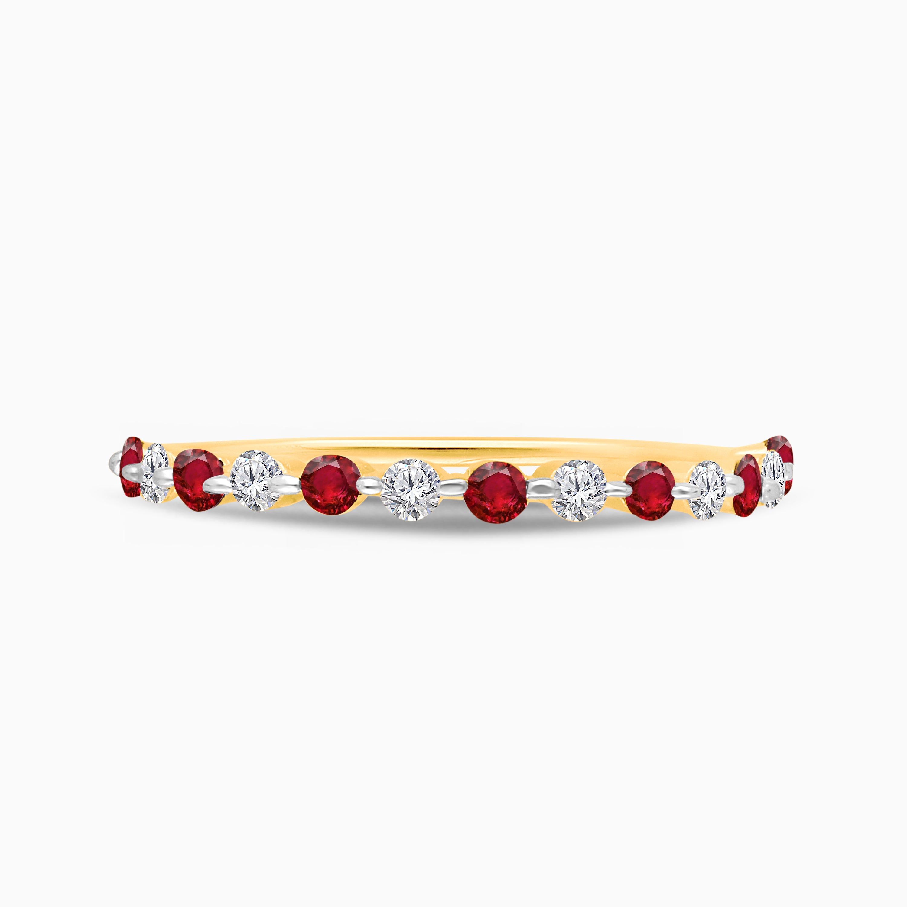 Ruby & Diamond Stacking Band