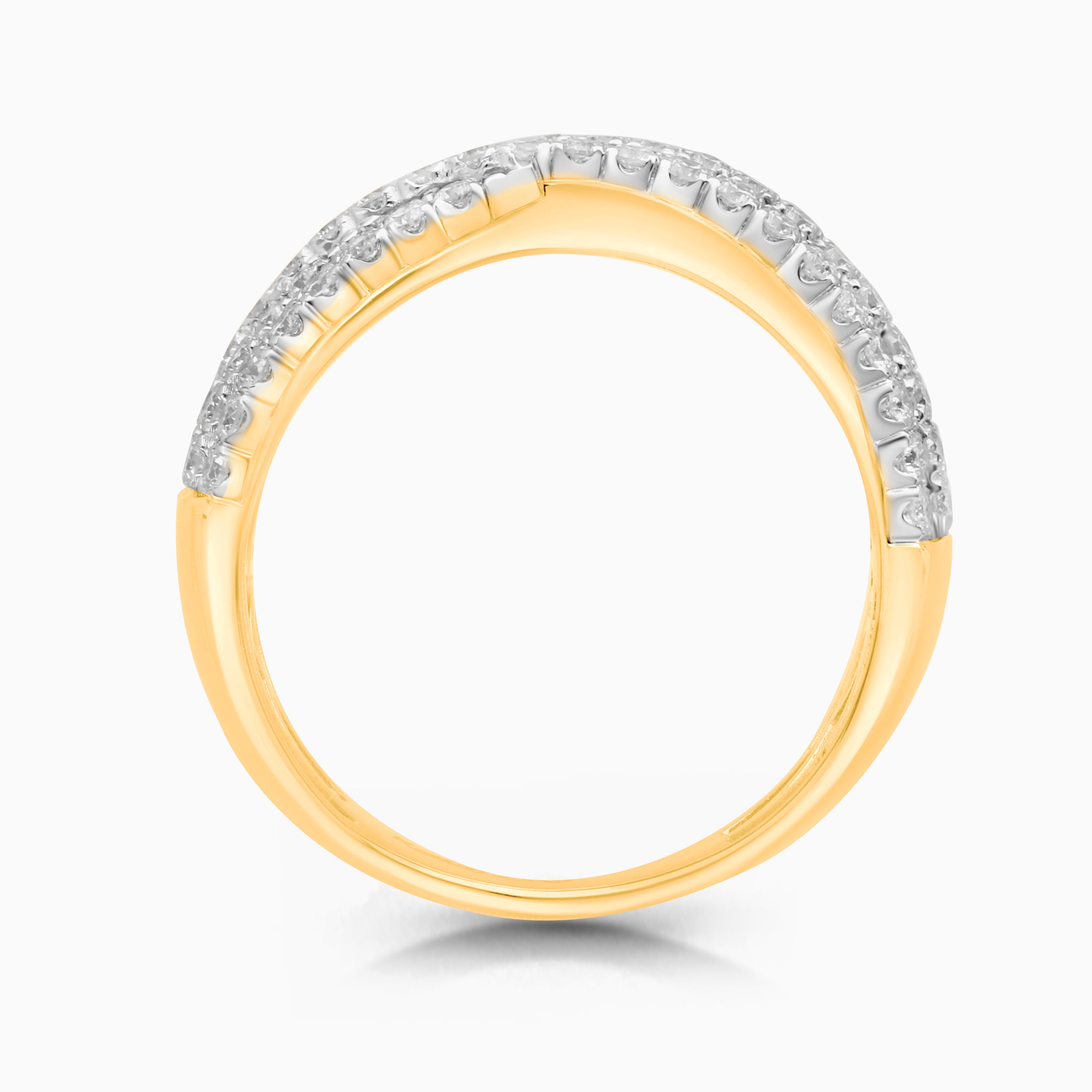 Crossover Ruby & Diamond Ring