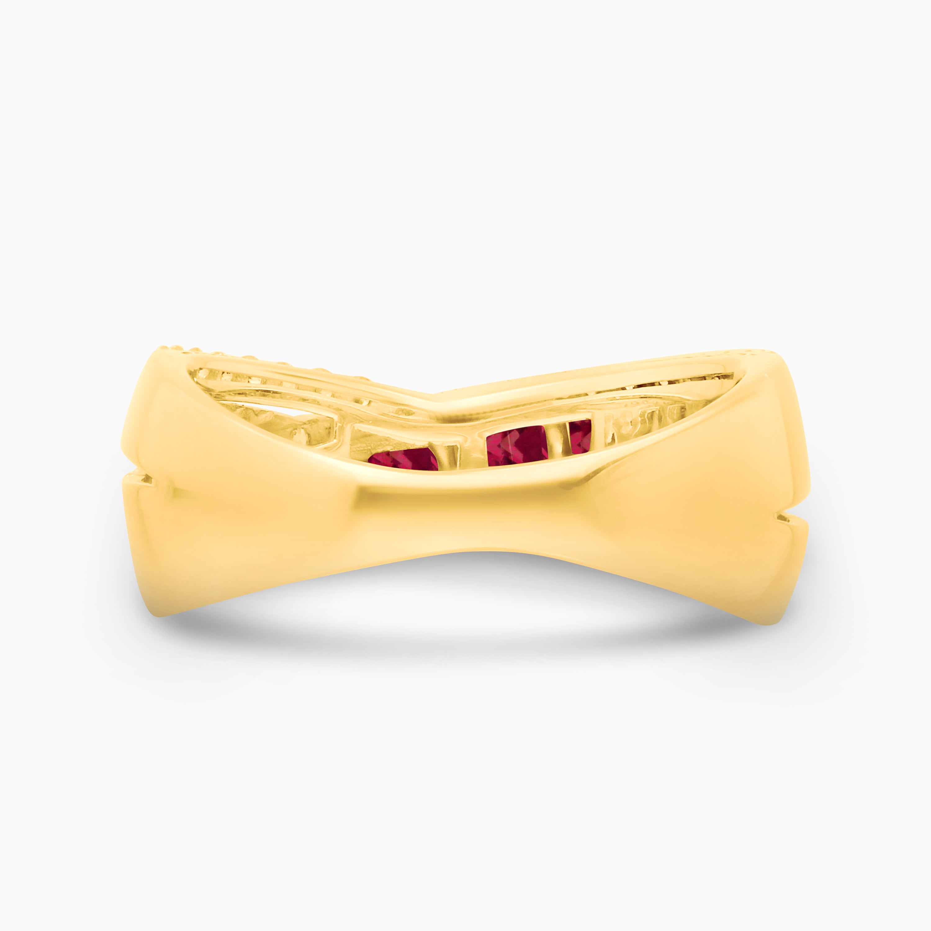Crossover Ruby & Diamond Ring