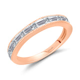 Rose Gold White Diamond Eternal Ring