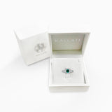 Cushion Cut Colombian Emerald Ring
