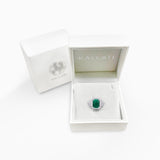 Heirloom Diamond & Emerald Ring Emerald