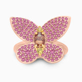Pink Sapphire Butterfly Ring