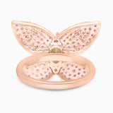 Pink Sapphire Butterfly Ring