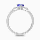 Pear Droplet Tanzanite Ring