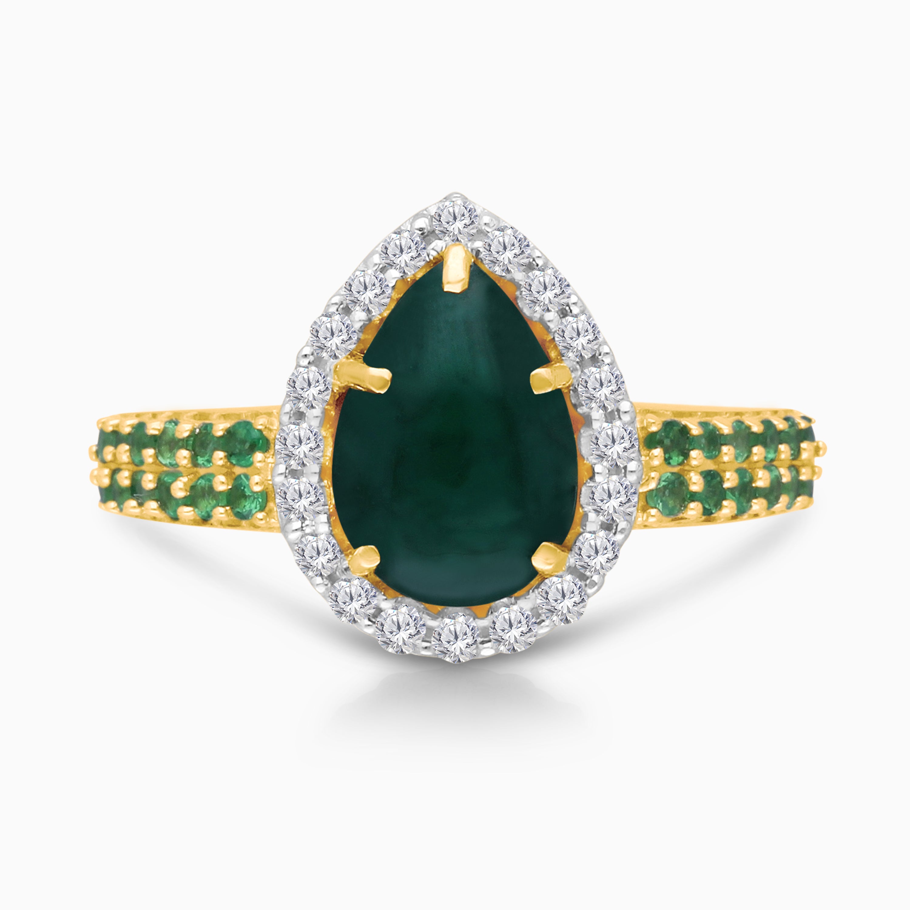 Viper Emerald & Diamond Ring