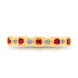 Yellow Gold Ruby & Diamond Legendary Ring