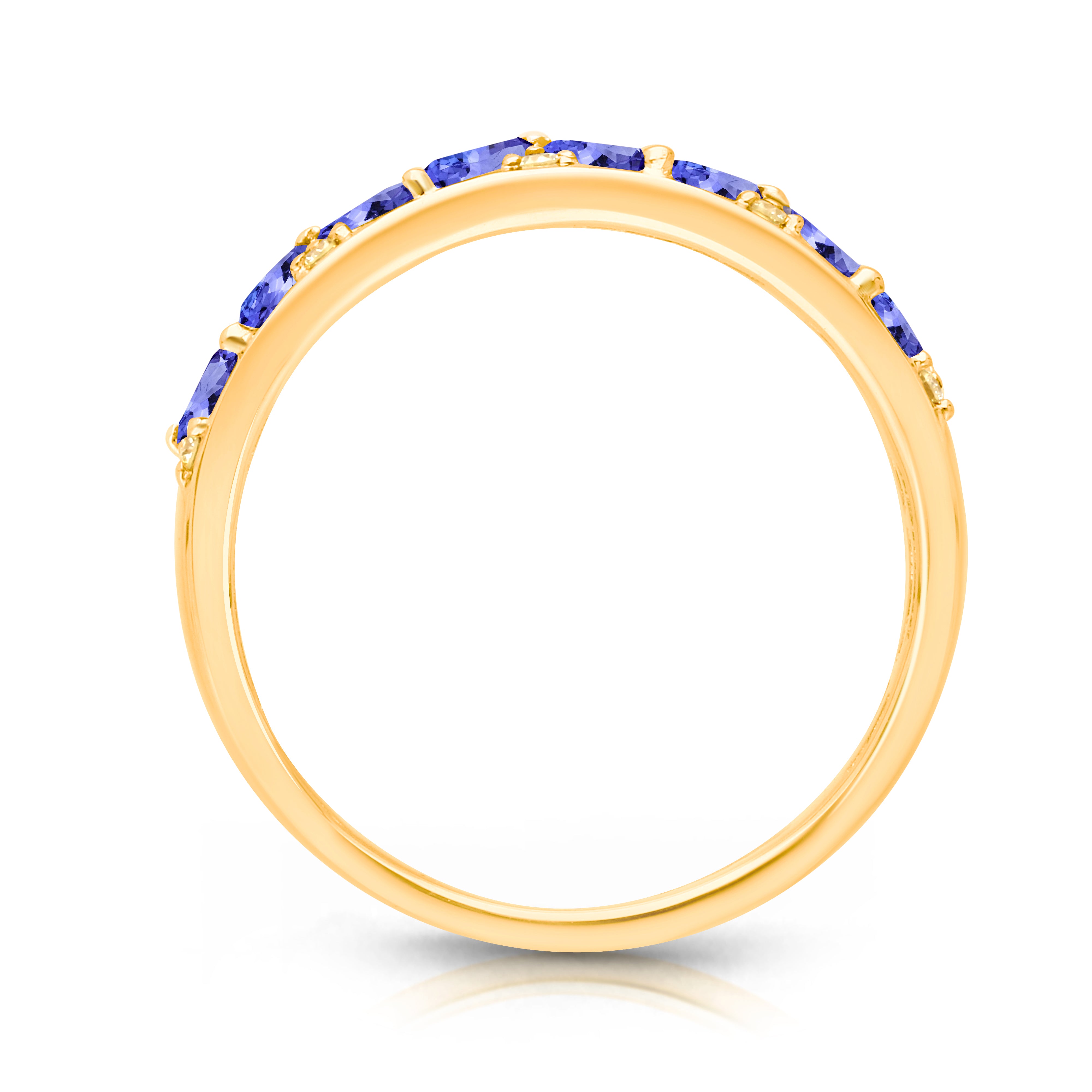 Up and Down Marquise Tanzanite Ring