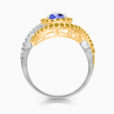 Renaissance Open Pear Ring