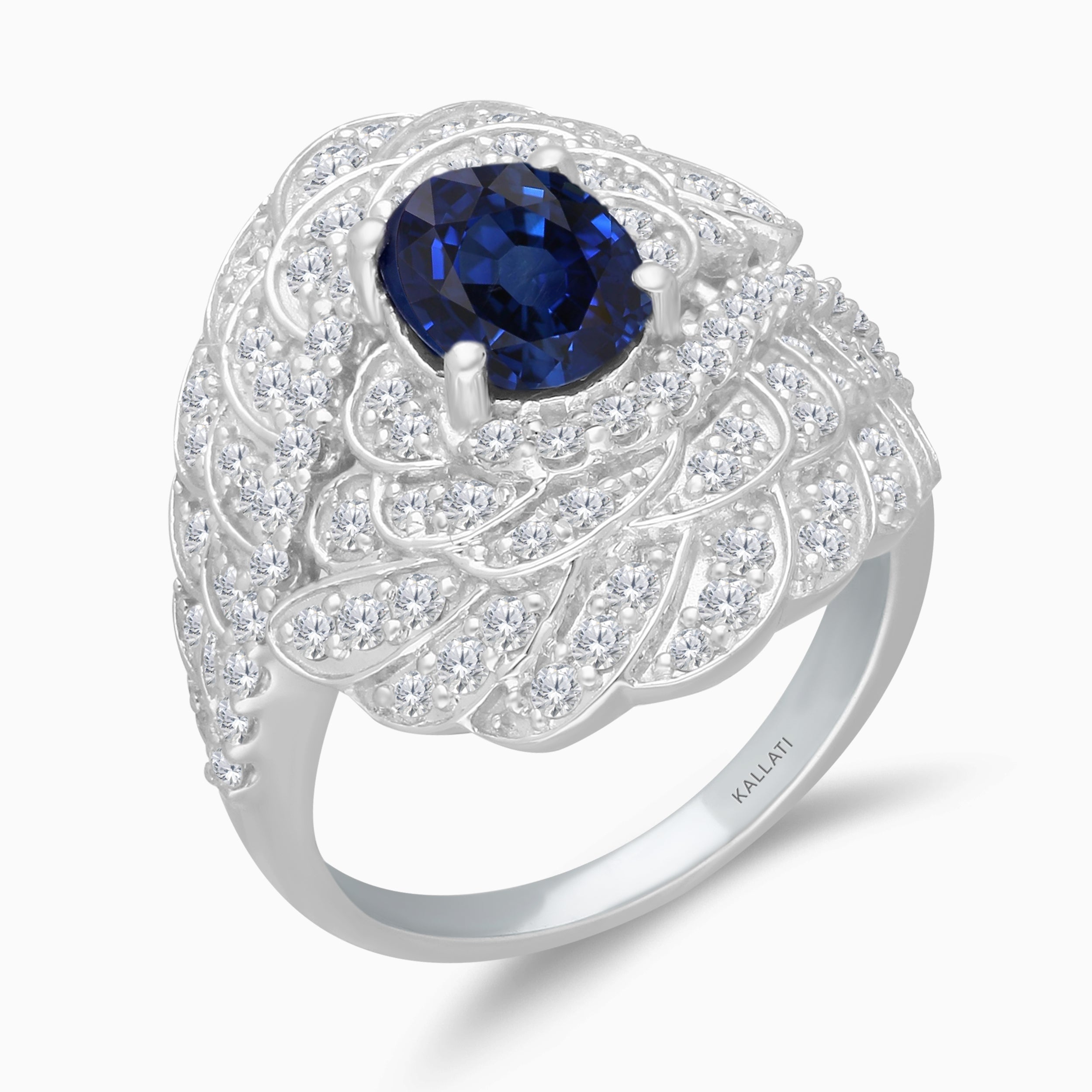 Blue Sapphire Griffiness Ring