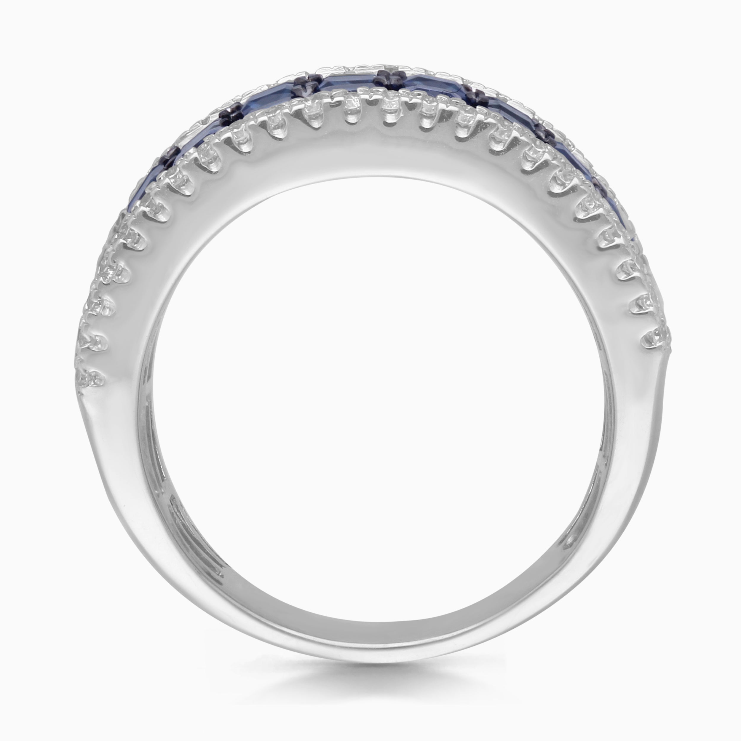 Fortress Sapphire & Diamond Band