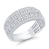 White Gold White Diamond Eternal Ring