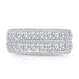 White Gold White Diamond Eternal Ring