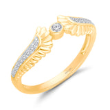 Yellow Gold White Diamond Griffiness Ring GRIFFINESS