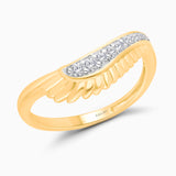 Pave Diamond Griffiness Wing Ring
