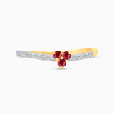 Yellow Gold Ruby & Diamond Infinite Ring INFINITE