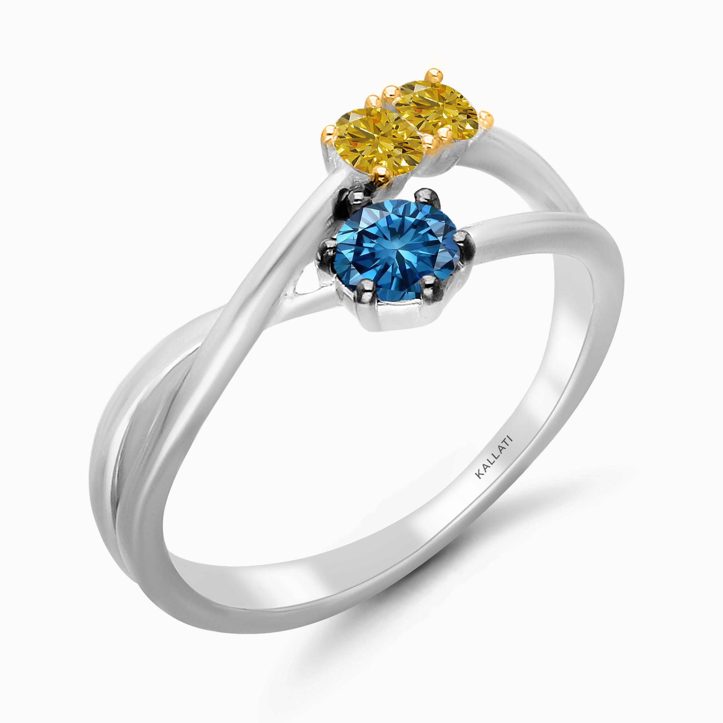 Sun & Sea Diamond Ring
