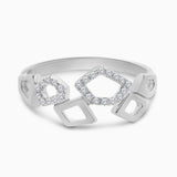Geometric Pave Band