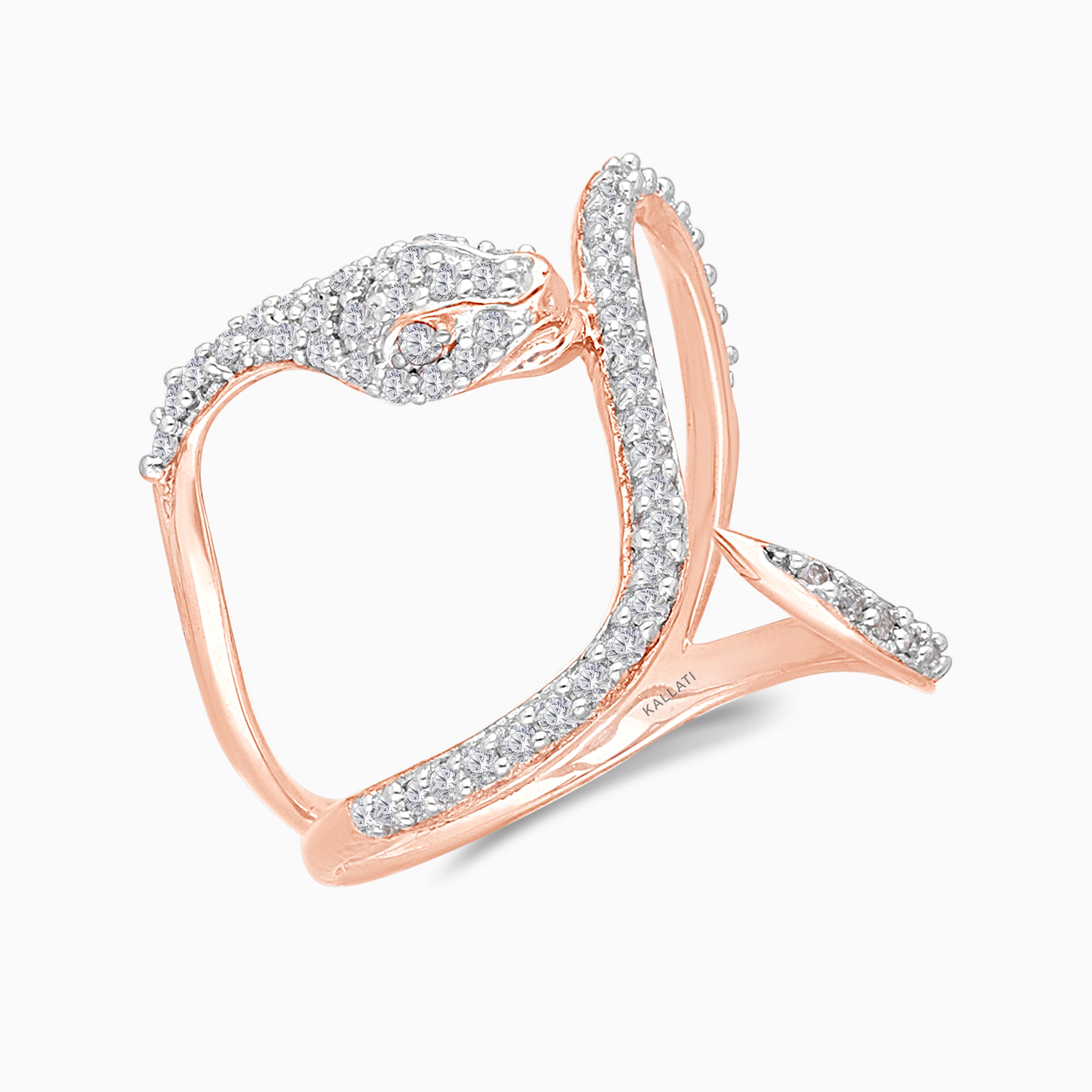 Diamond Serpent Ring