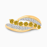 Yellow Diamond Trail Ring ETERNAL
