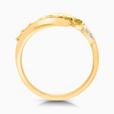 Yellow Diamond Trail Ring ETERNAL