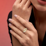 Yellow Diamond Trail Ring ETERNAL