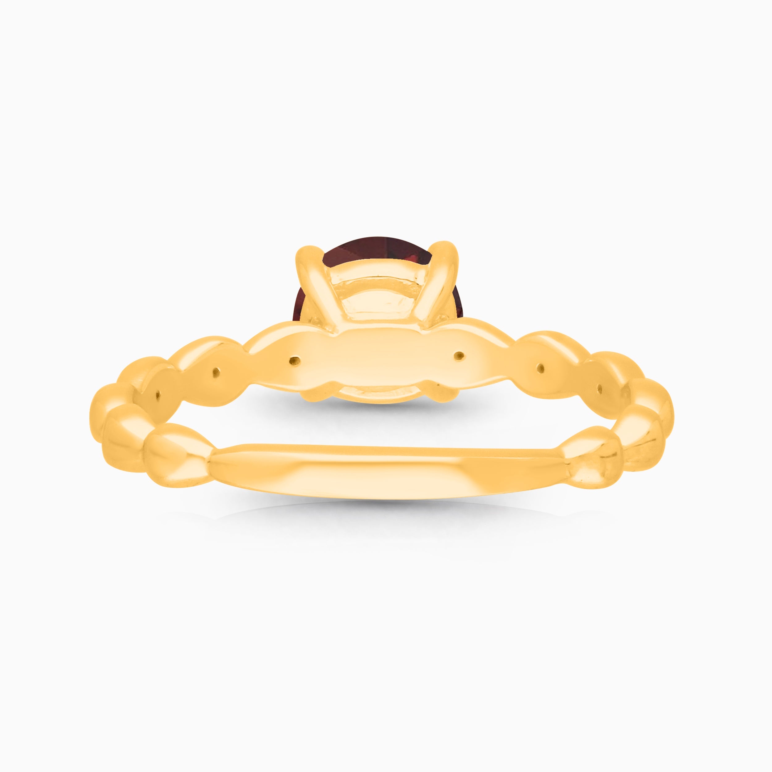 Speckled Diamond Garnet Ring Garnet