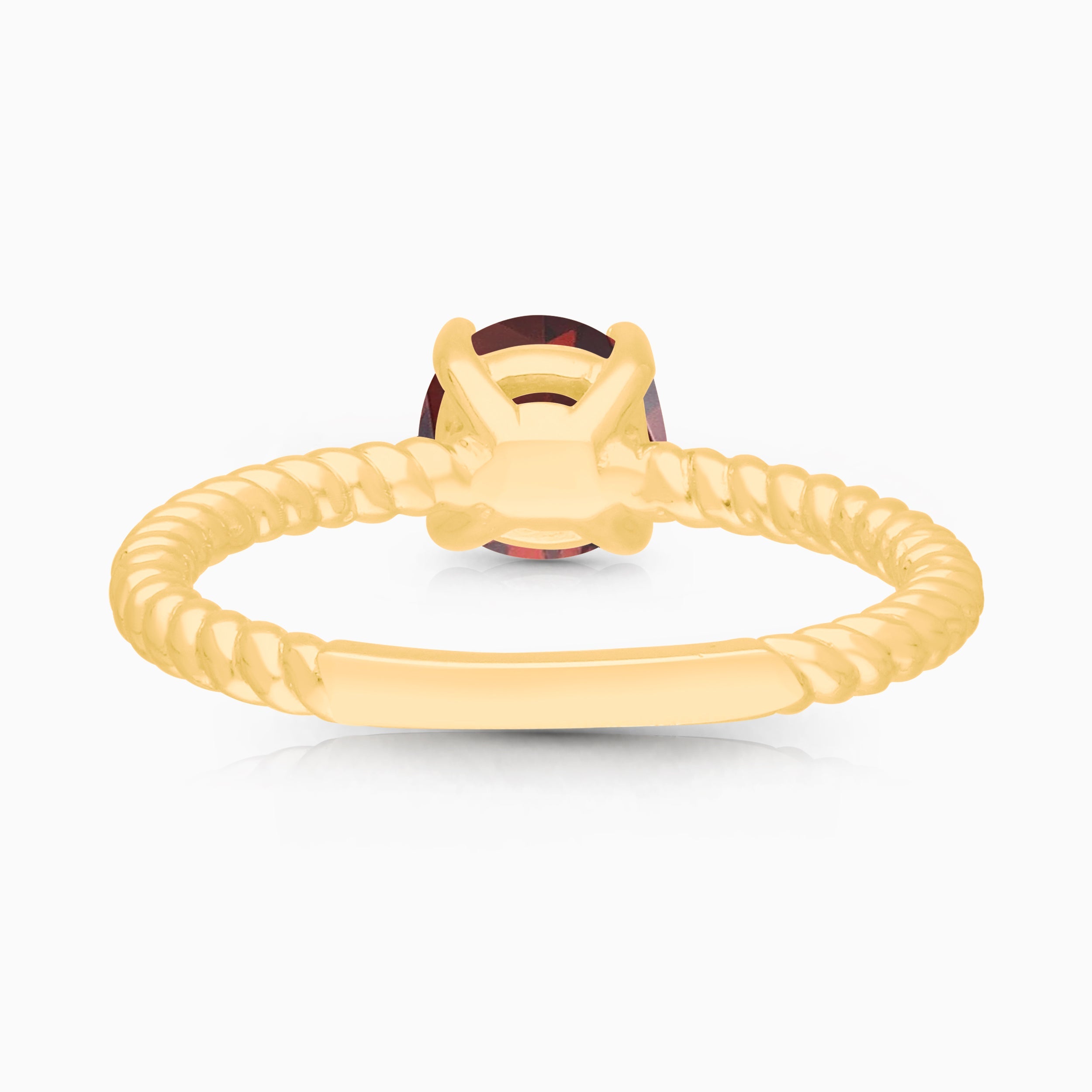 Twist & Turn Garnet Ring Garnet