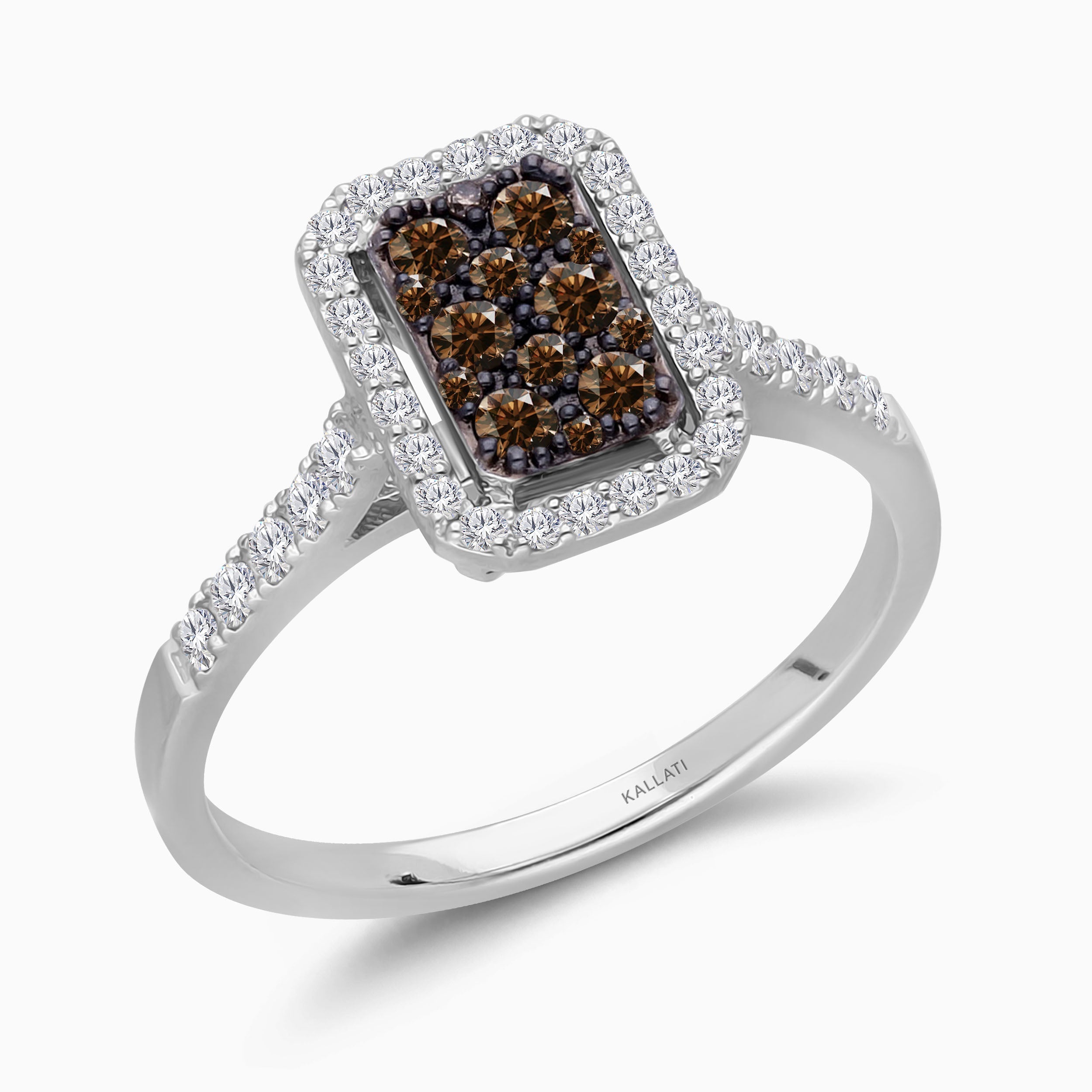 Coco & White Diamond Portrait Ring