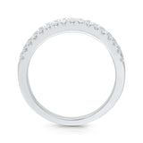 White Gold Sapphire & Diamond Infinite Ring