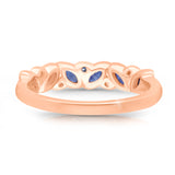 Rose Gold Tanzanite & Diamond Heirloom Ring