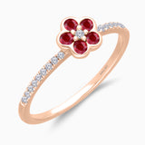 Baby Daisy Ruby Ring RUBY