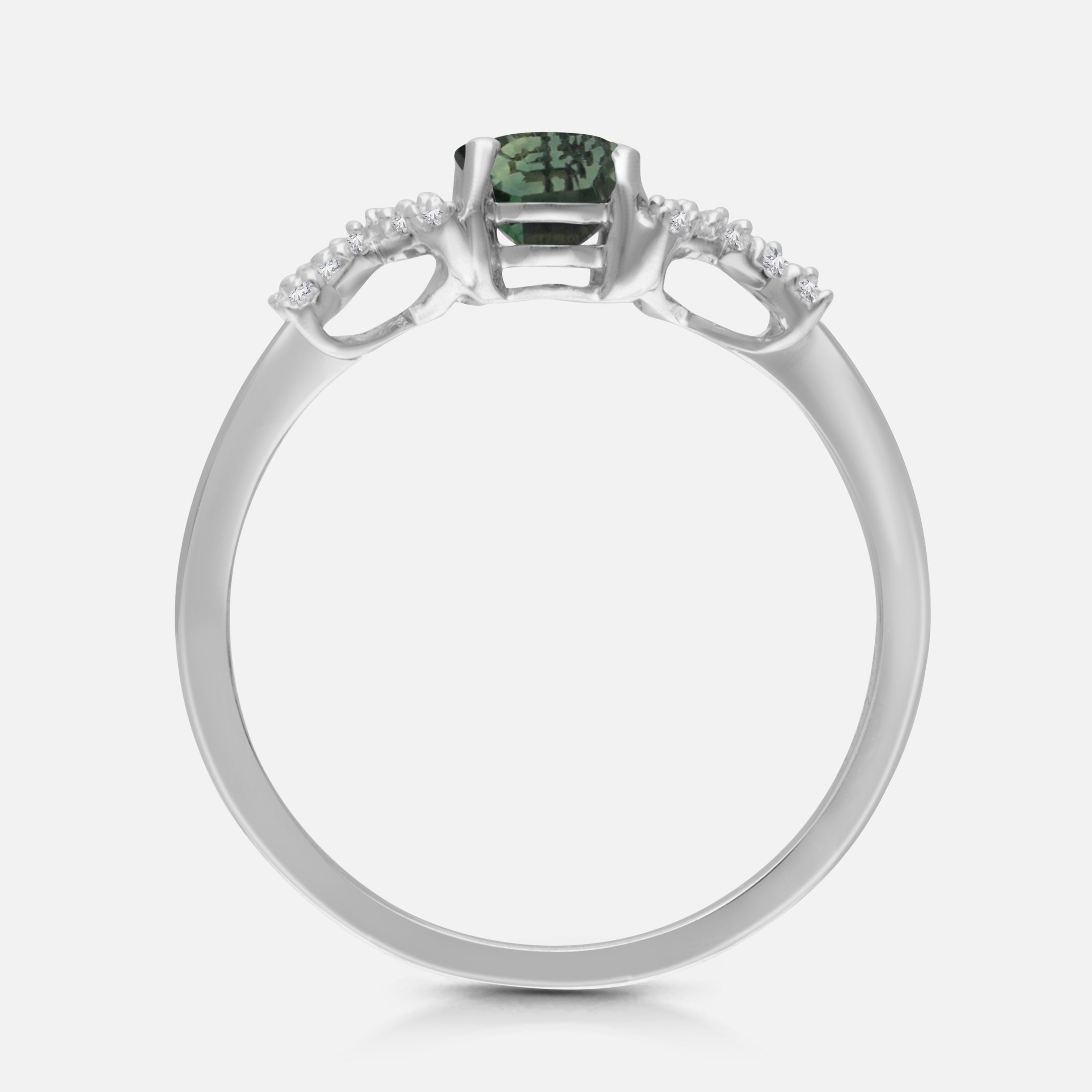 Green Goddess Sapphire Ring