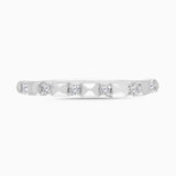 Geometric Diamond Stacking Ring