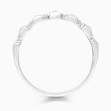 Geometric Diamond Stacking Ring