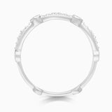 Bubble Diamond Pave Band