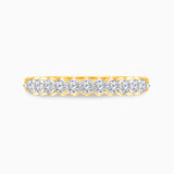 Scalloped Diamond Eternity Band