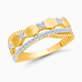 Hexagon Diamond Twist Band