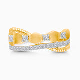 Hexagon Diamond Twist Band