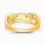 Hexagon Diamond Twist Band