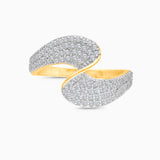 Pave Diamond Wave Ring