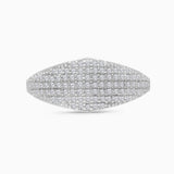 Diamond Pave Signet Ring