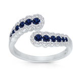 White Gold Sapphire & Diamond Heirloom Ring HEIRLOOM