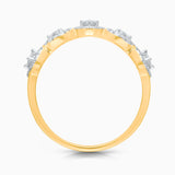 Multi Shape White Diamond Ring