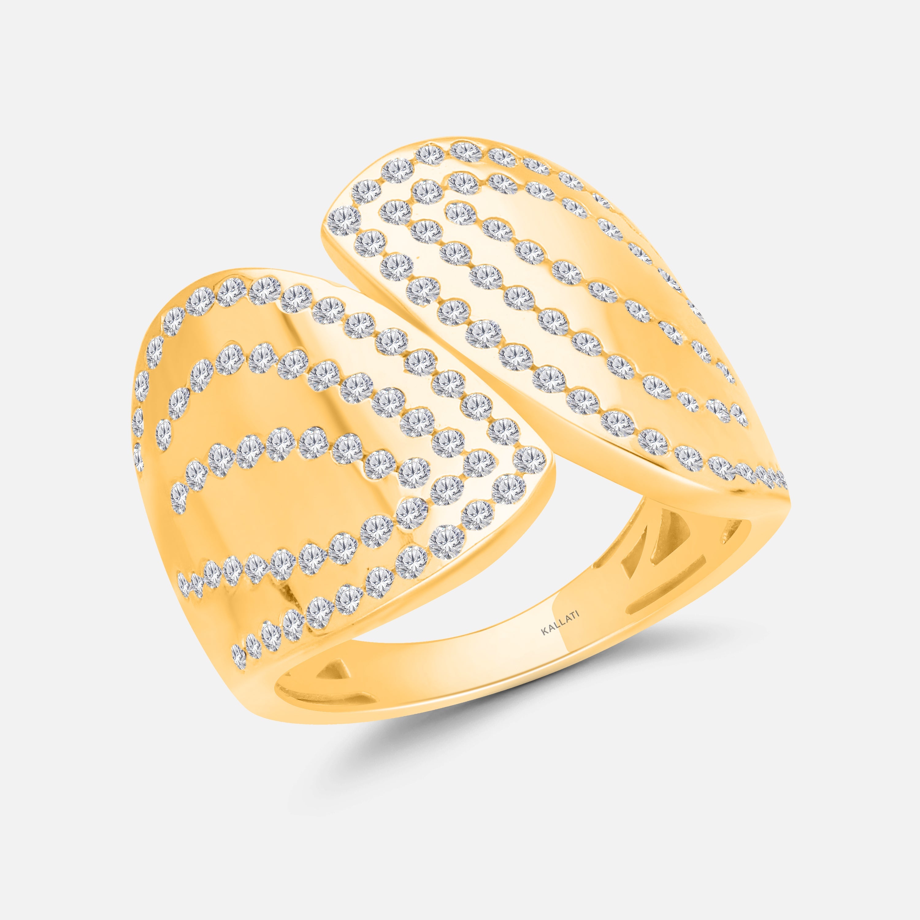 Gladiator Gold & Diamond Band BOLD GOLD